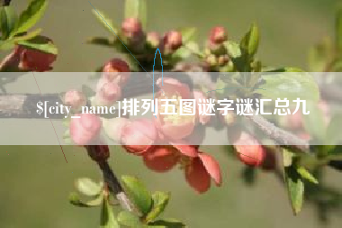 新野排列五图谜字谜汇总九