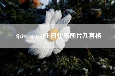 新野生日快乐图片九宫格