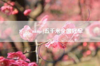新野五千米全国冠军