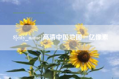 新野高清中国地图一亿像素