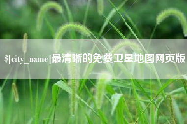 新野最清晰的免费卫星地图网页版