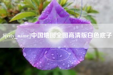 新野中国地图全图高清版白色底子