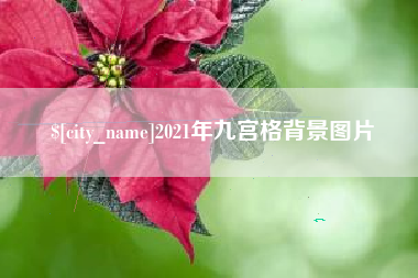 新野2021年九宫格背景图片