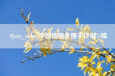 新野中国地图全图手抄报75幅