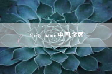 新野中国,金牌
