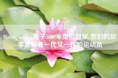 新野男子5000米奥运冠军-他们的故事激励着一代又一代的运动员