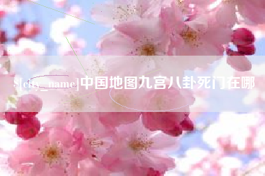 新野中国地图九宫八卦死门在哪