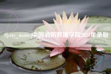 新野中国消防救援学院2021年录取