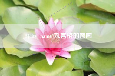 新野九宫格的图画
