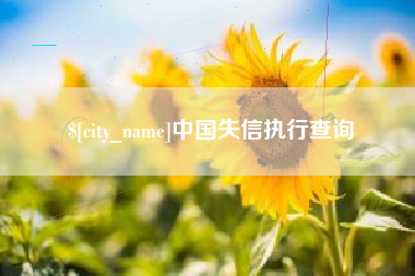 新野中国失信执行查询