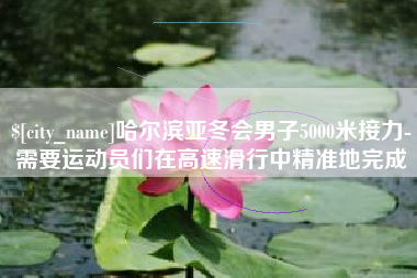 新野哈尔滨亚冬会男子5000米接力-需要运动员们在高速滑行中精准地完成