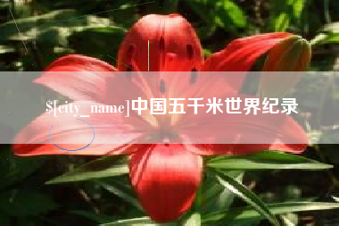 新野中国五千米世界纪录