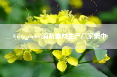 新野消防器材生产厂家集中